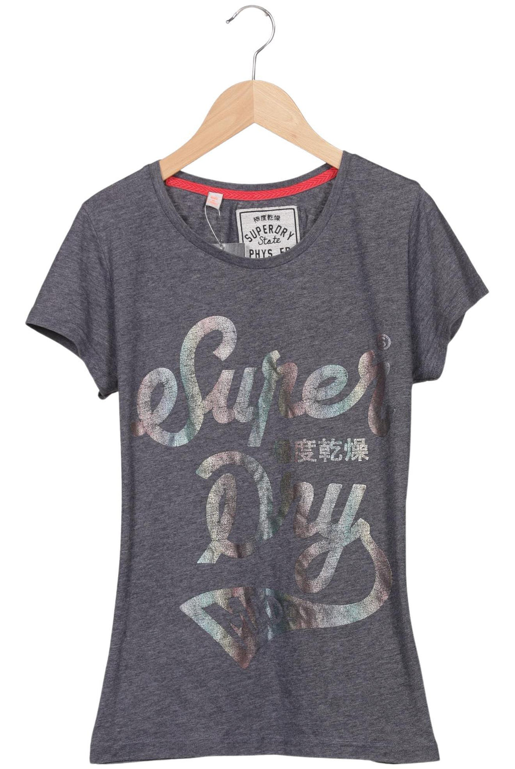Superdry Women's T-Shirt Gray L 8