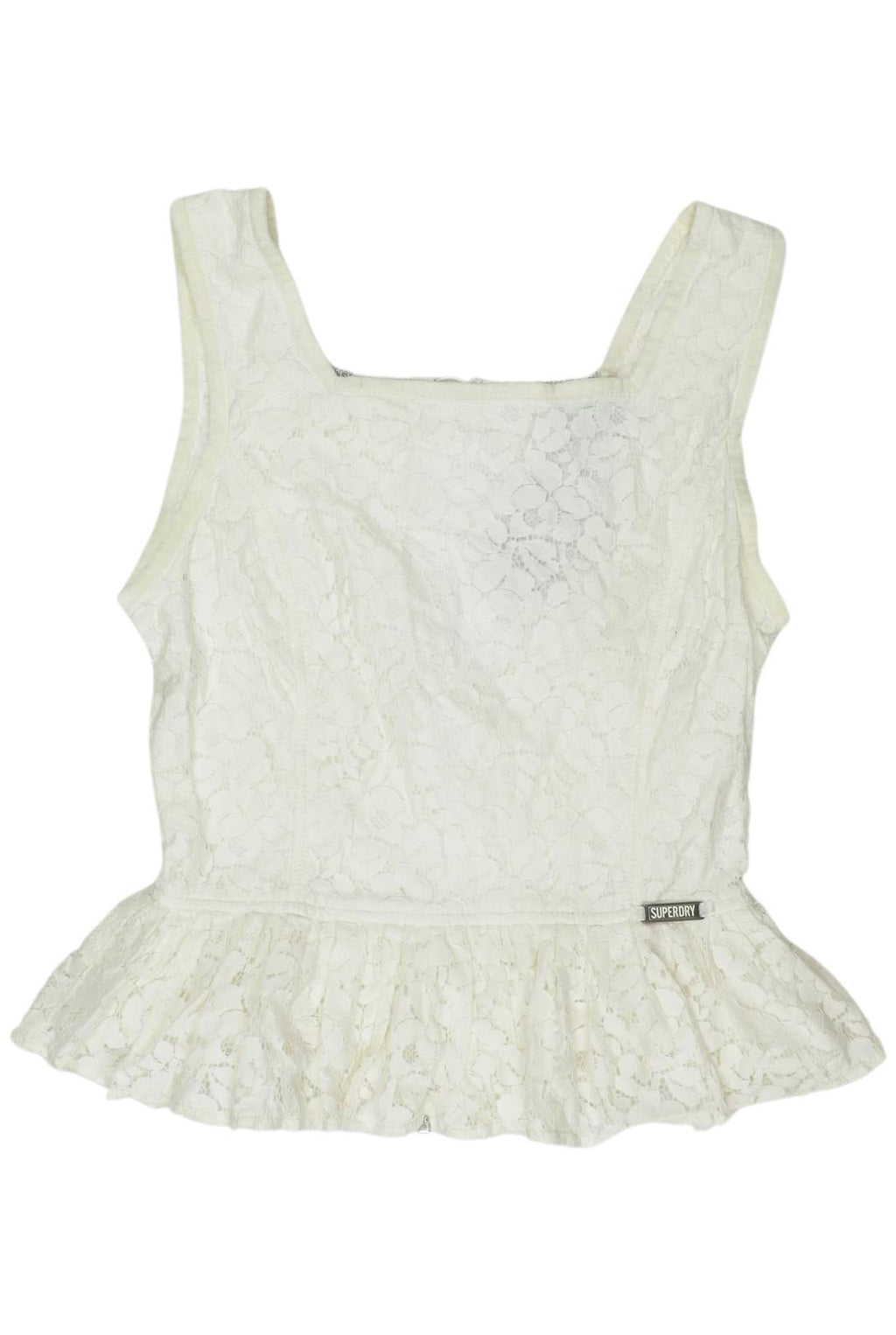 Superdry Damengröße Top Cremeweiß Größe XS 2