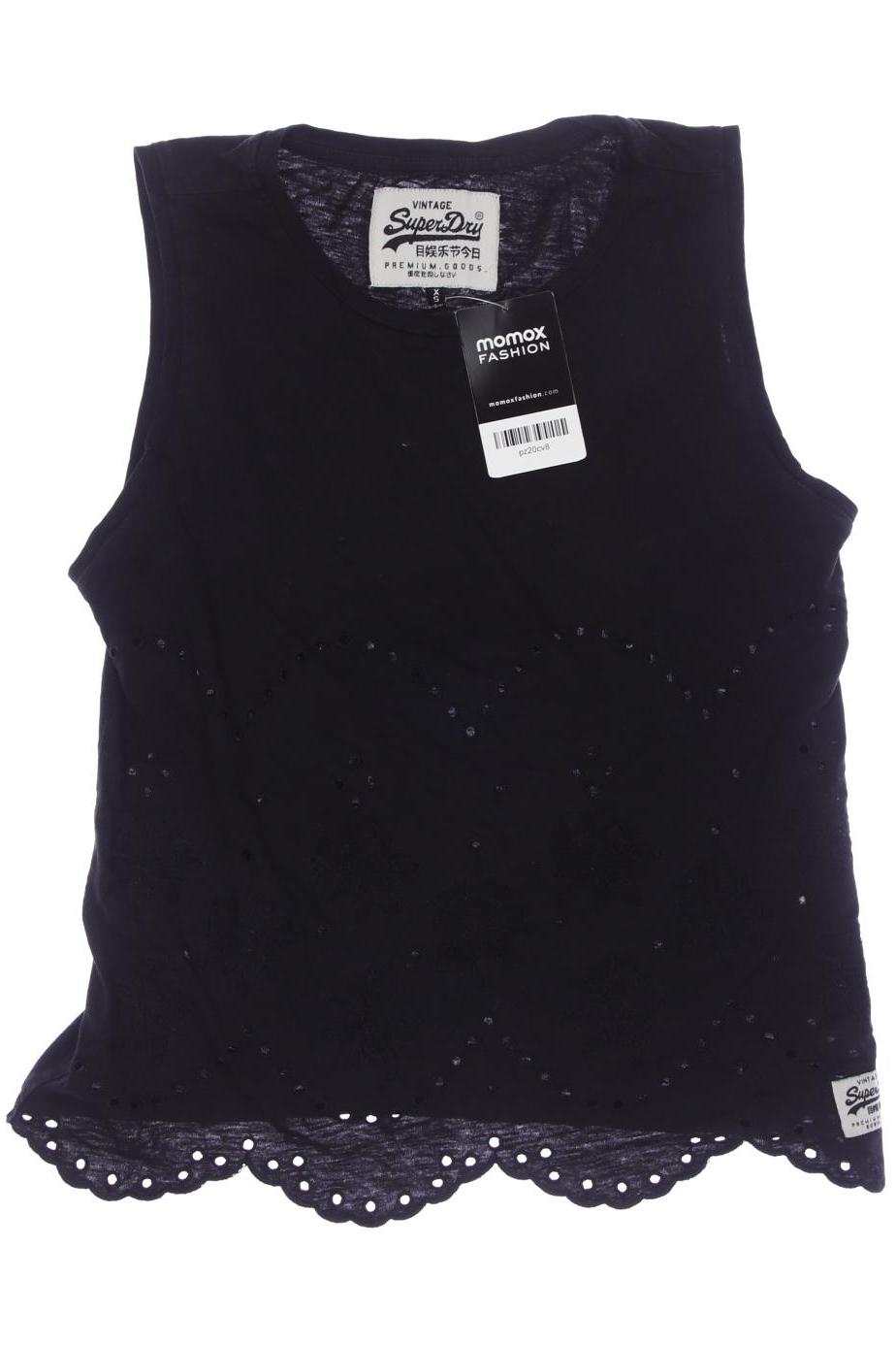 Superdry Top Black Size XS 7