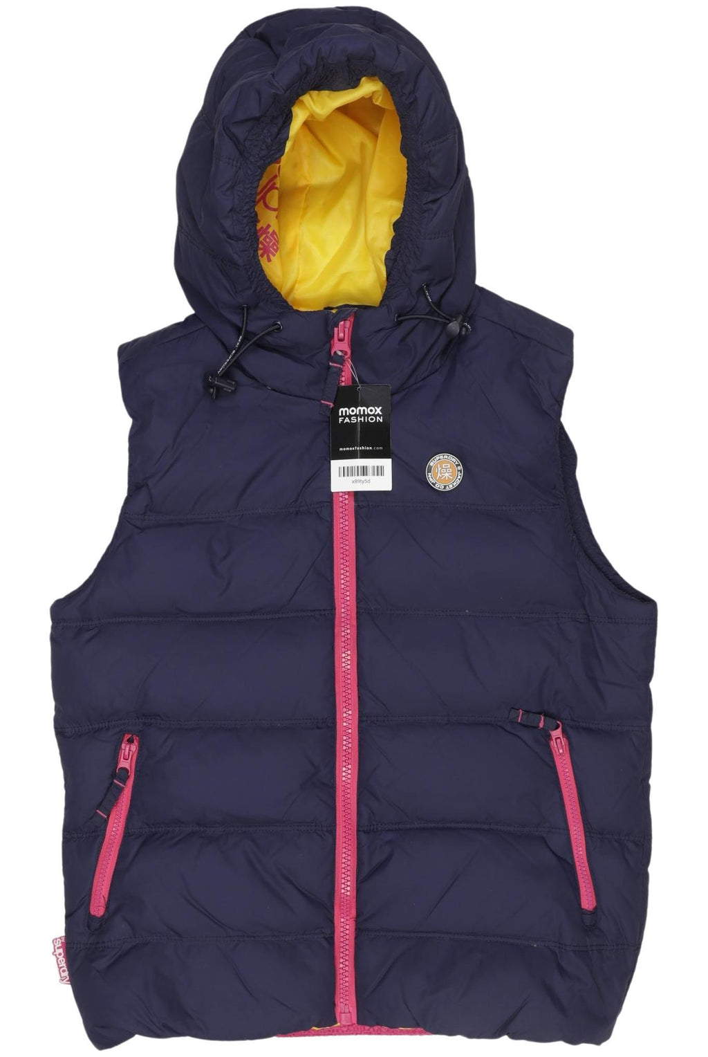 Superdry Women Vest Navy Blue M Synthetic Down 2