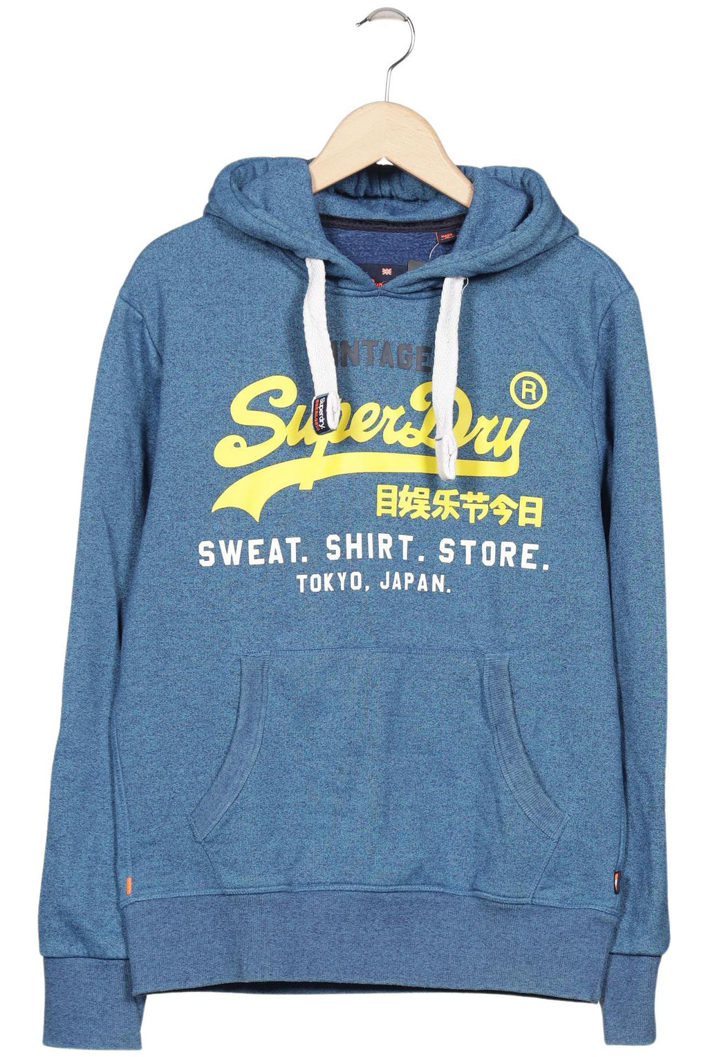 Superdry Men Hoodie Blue Size L 2