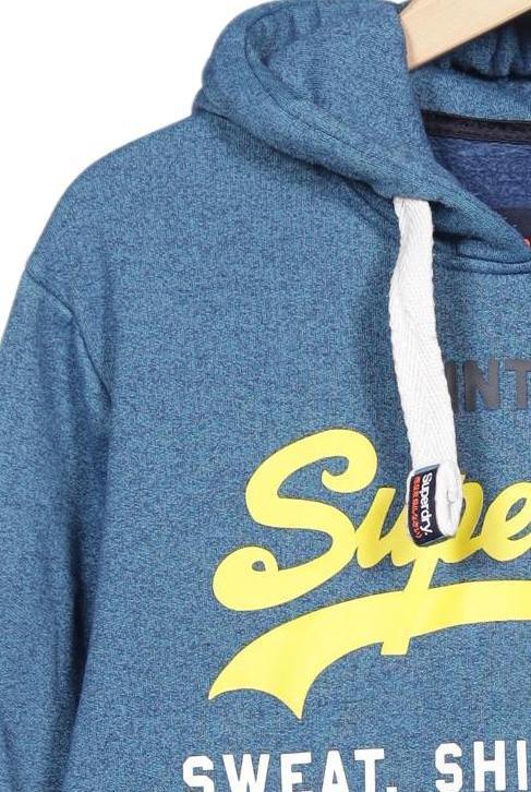Superdry Men Hoodie Blue Size L 4