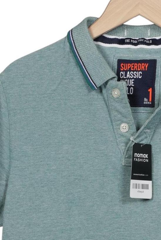 Superdry Herren Poloshirt, Hellgrün, Gr. XL 4