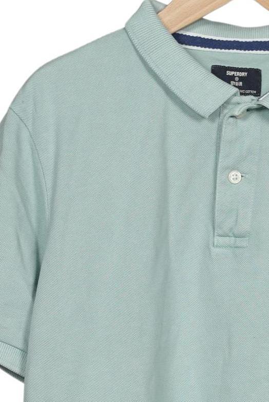 Superdry Polo Shirt Light Green Size L Cotton 3