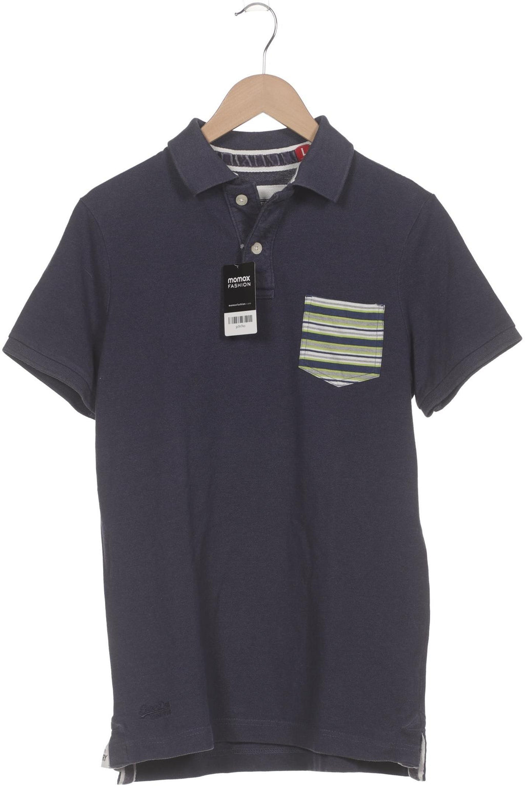 Superdry Polo Shirt Navy Blue Size L 6