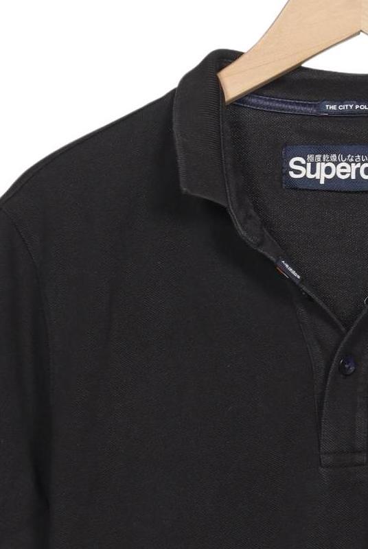 Superdry Men Polo Shirt Black Size L Cotton 10