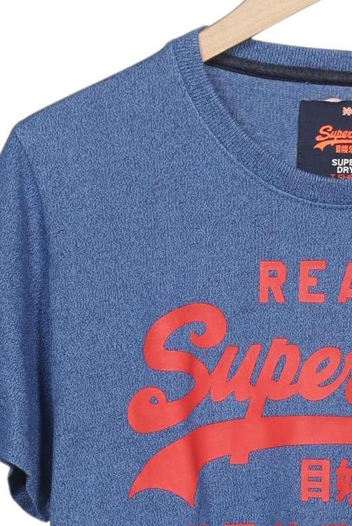 Superdry Men T-Shirt Blue M 7