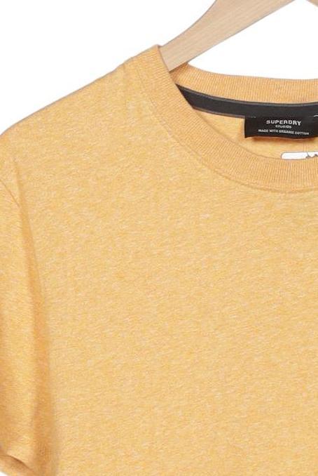 Superdry Herren T-Shirt Gelb L Baumwolle 3