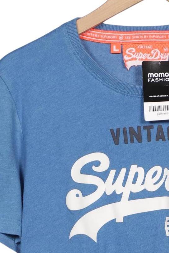 Superdry Herren T-Shirt Hellblau L 5