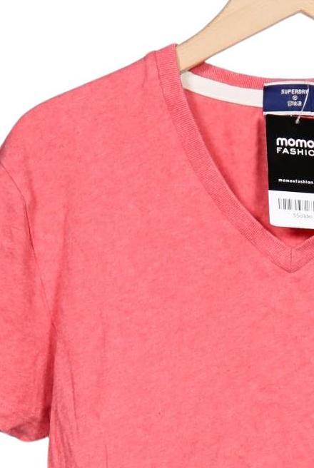 Superdry Men T-Shirt Pink M 10