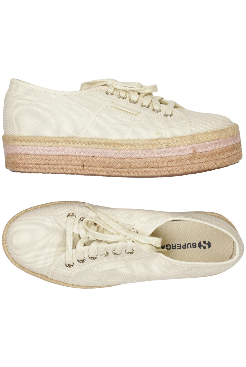 Superga Women's Sneaker Cream White EU 40 7