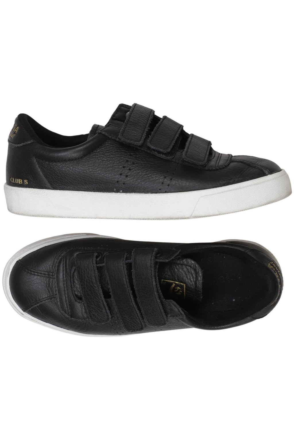Superga Women's Sneaker Black 37 Leather 3