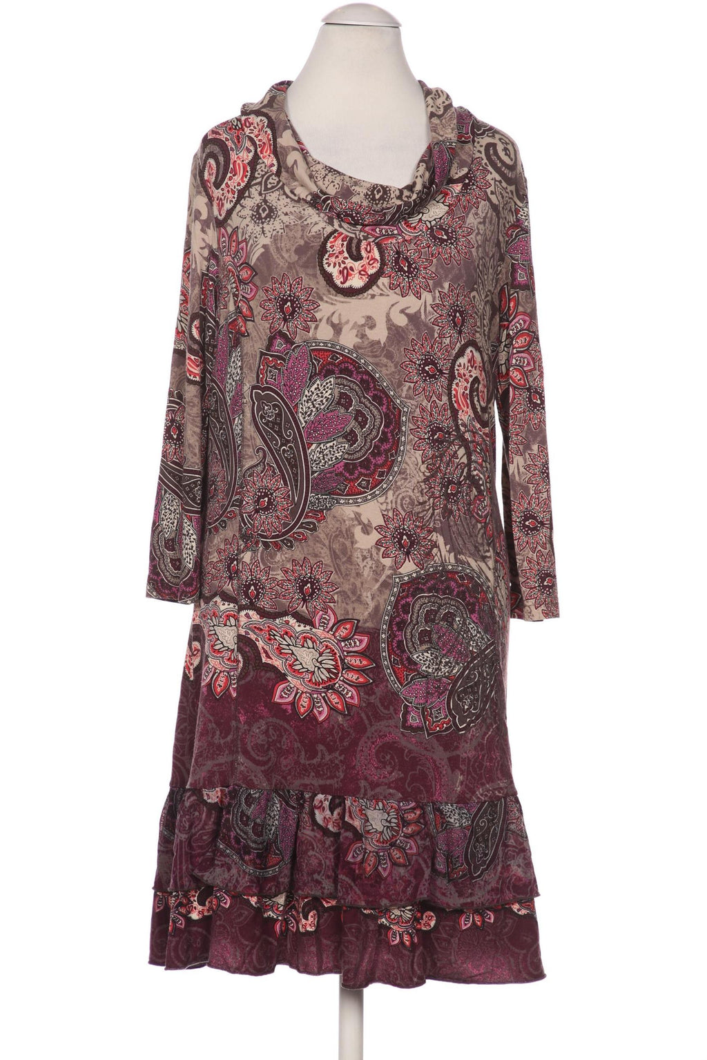 Taifun Women Dress Bordeaux EU 36 4