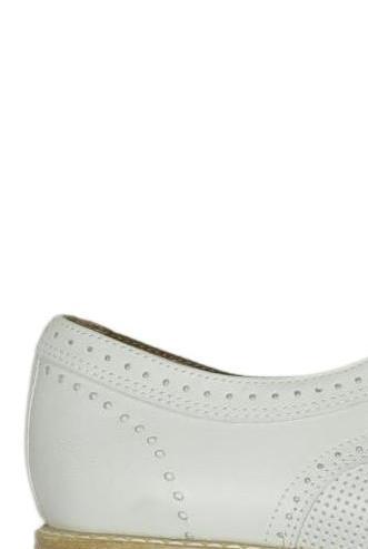 Tamaris Damen Halbschuh Weiß 37 Leder 4