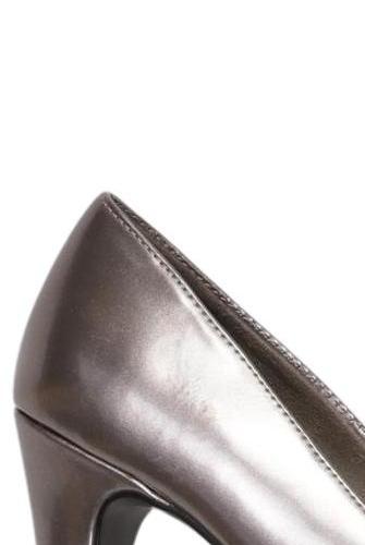 Tamaris Women's Pumps Silver EU 38 Synthetic Leather 8