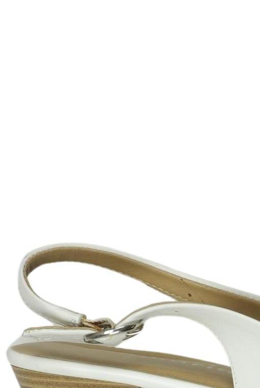 Tamaris Damen Pumps Weiß Gr. EU 40 Leder 6