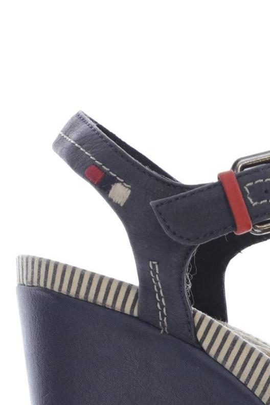 Tamaris Women Sandals Blue EU 40 Leather 4