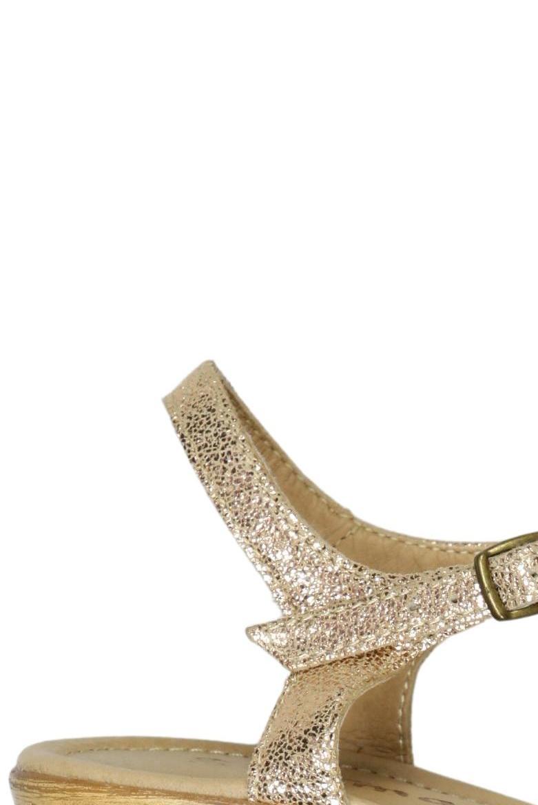 Tamaris Women Sandals Gold EU 39 Leather 7