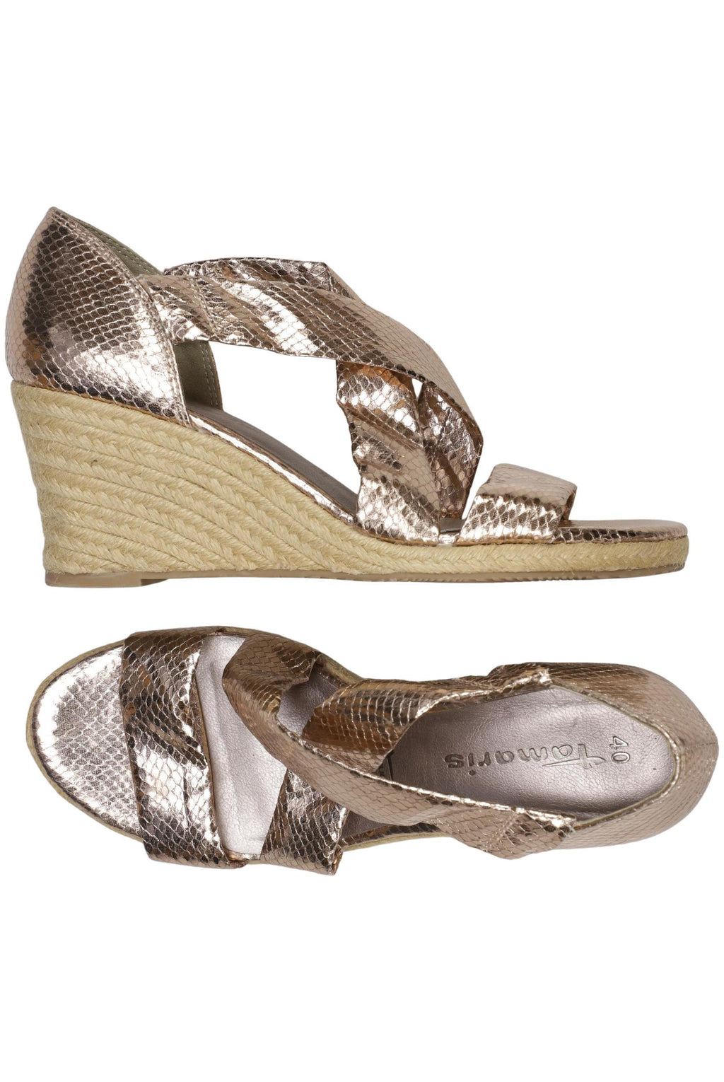 Tamaris Sandals Gold 40 6