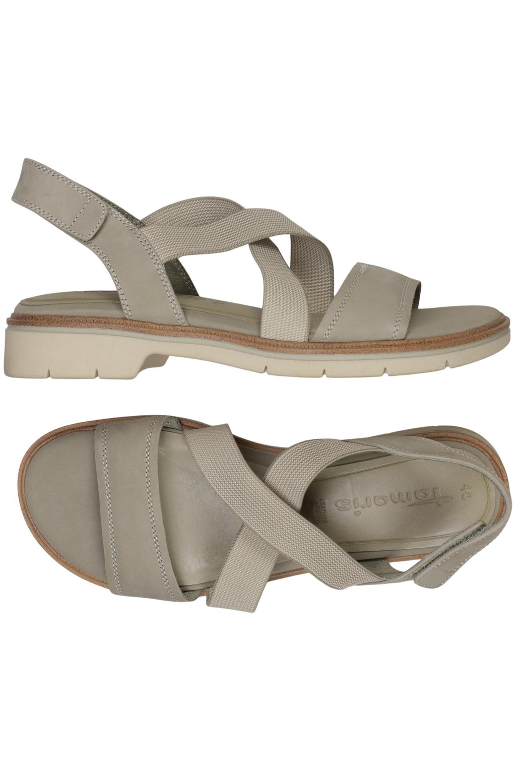 Tamaris Women's Sandals Gray EU 40 Leather 2