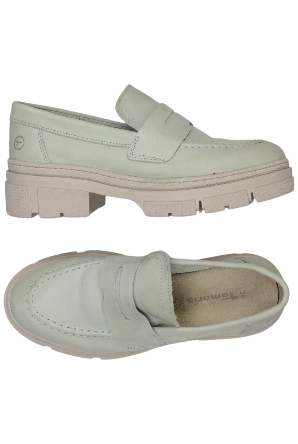 Tamaris Women's Sneaker Light Green EU 36 Leather 3