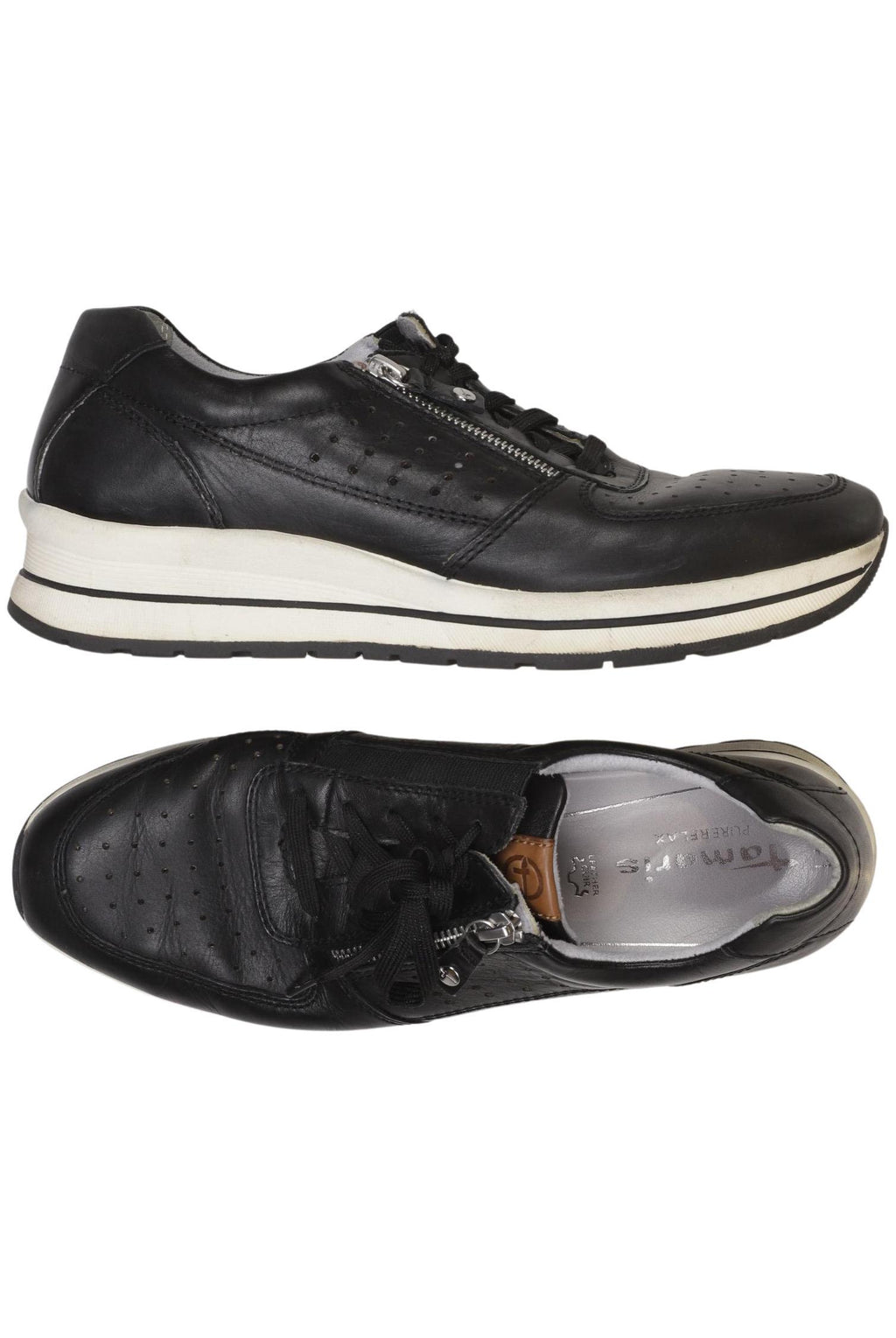 Tamaris Women's Sneaker Black 41 Leather 5