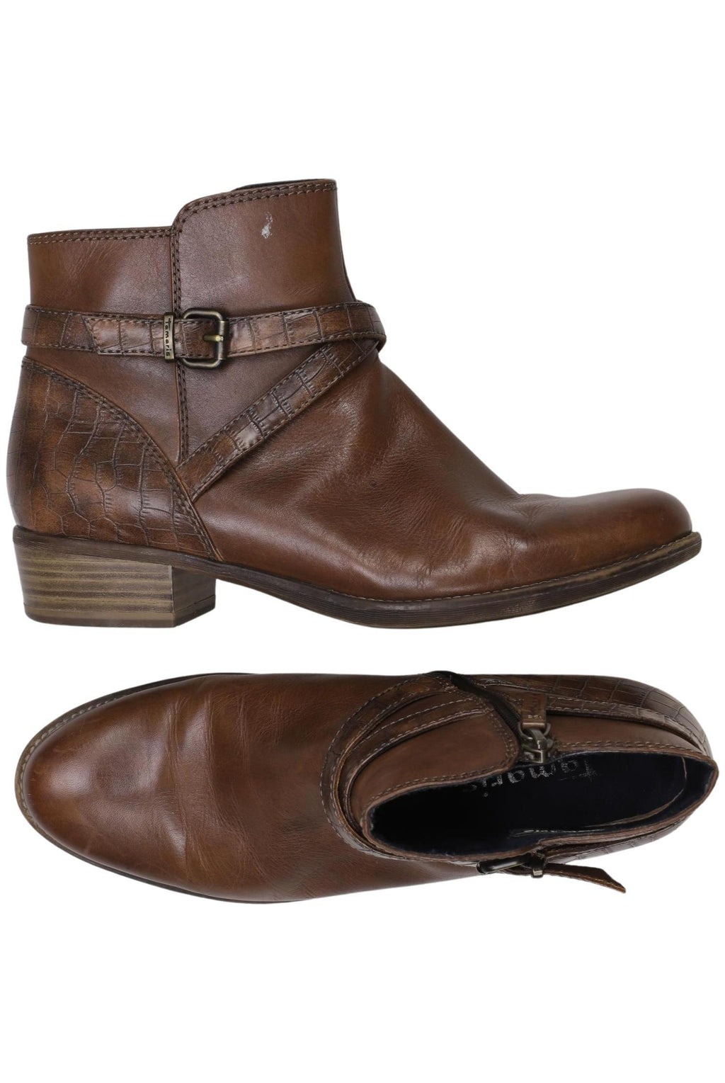 Tamaris Women's Ankle Boot Brown EU 39 Synthetic Leather 4