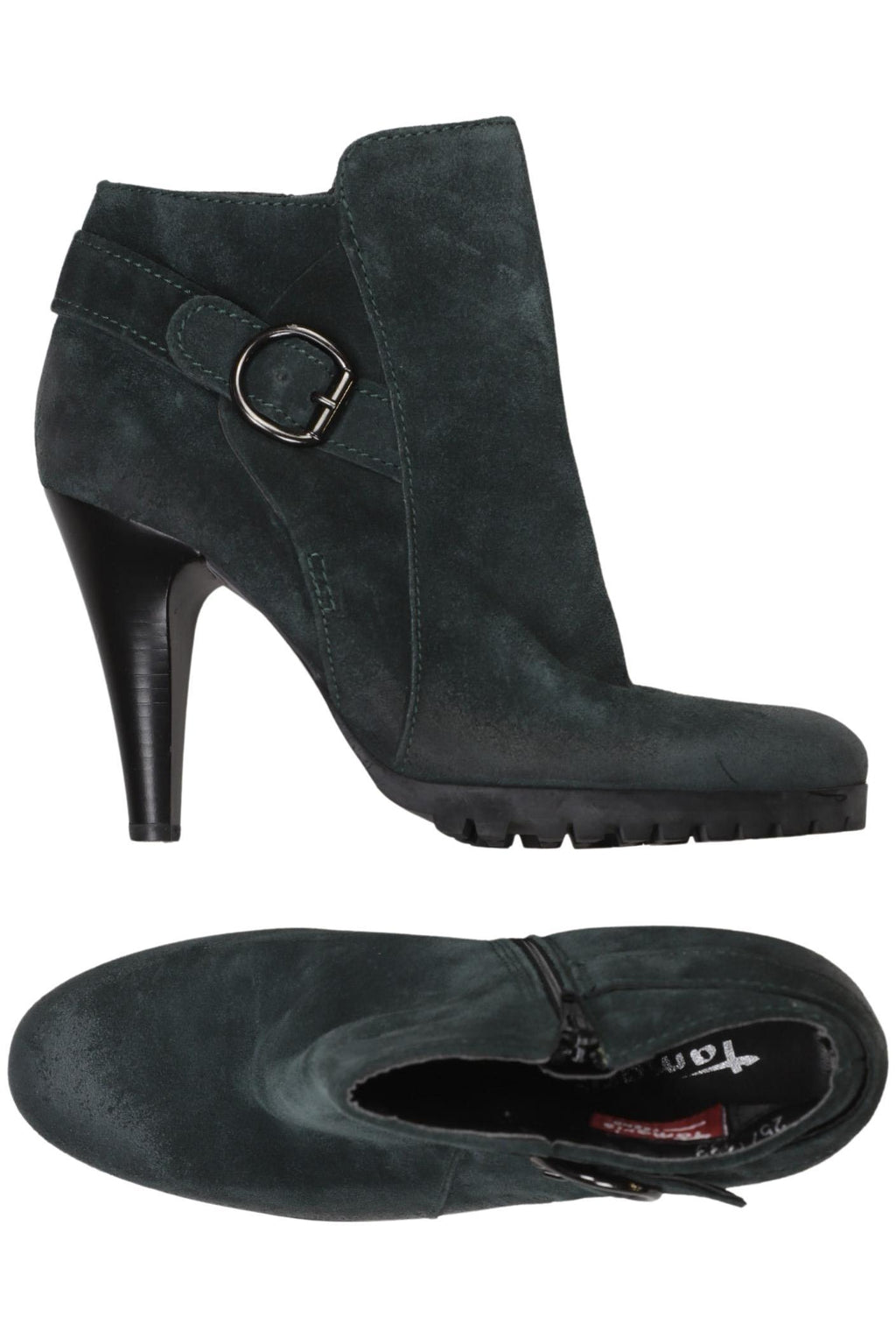 Tamaris Women's Ankle Boot Green EU 40 Leather 5