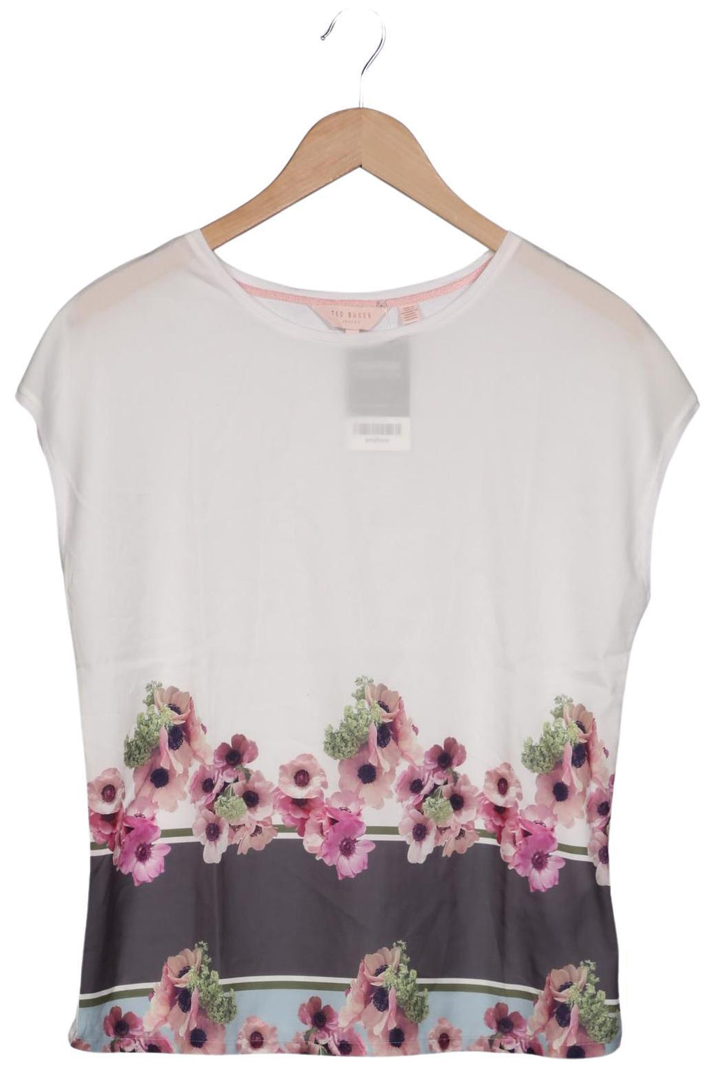 Ted Baker Damen T-Shirt, Weiß, EU 38 2