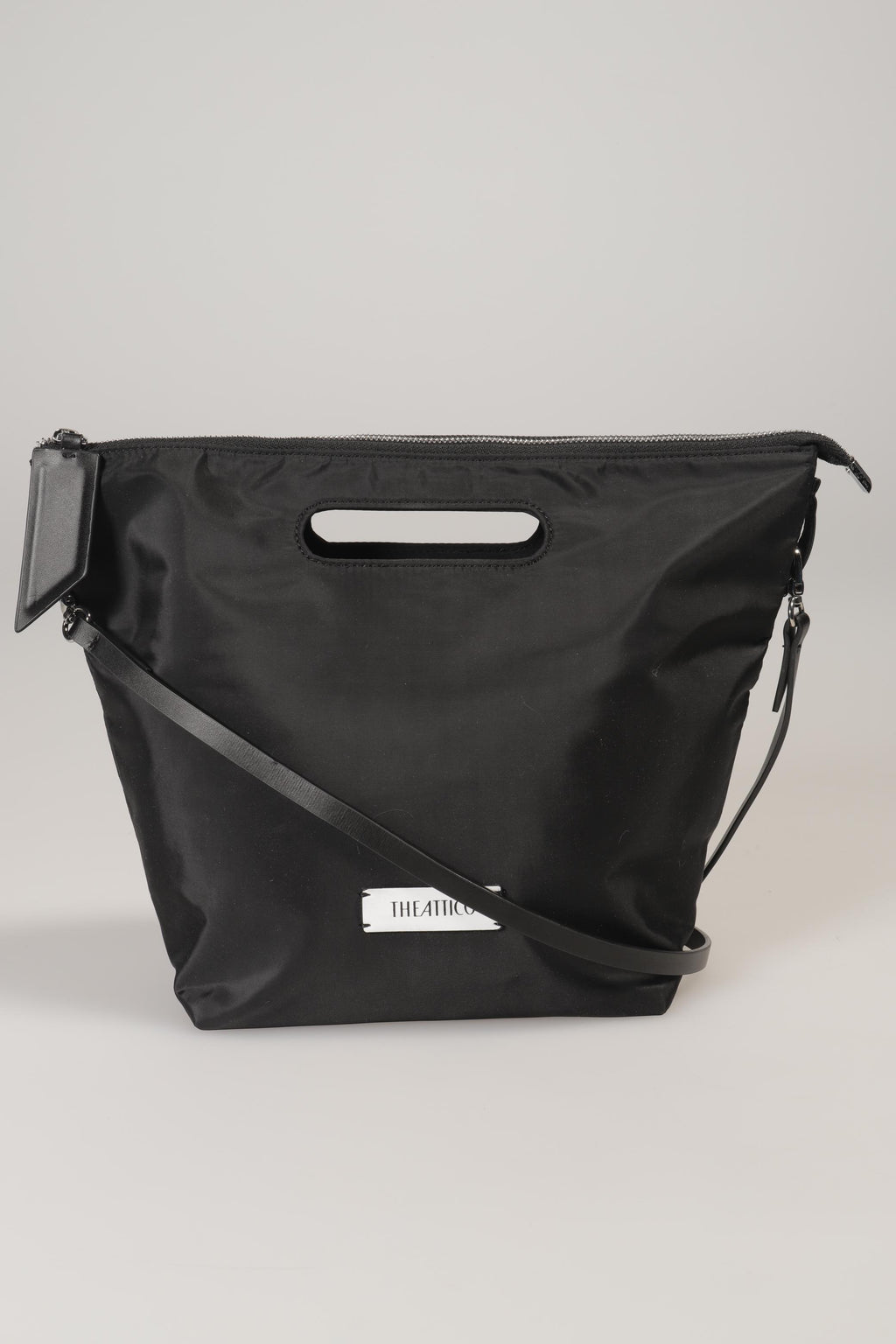 The Attico Große Handtasche Schwarz Synthetik 2