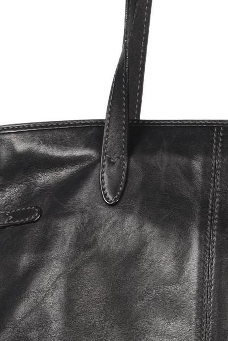 The Bridge Women's Handbag Large Leather Black 6