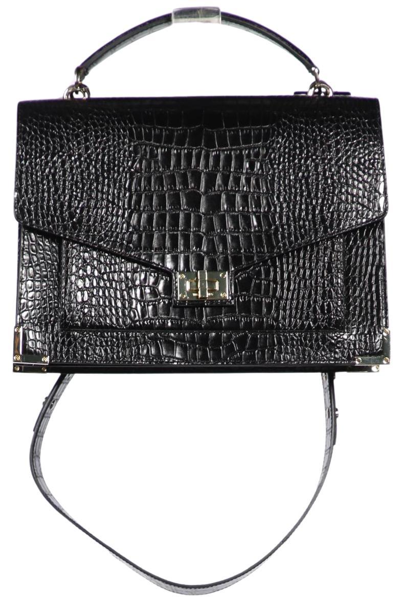 The Kooples Large Leather Handbag Black 2