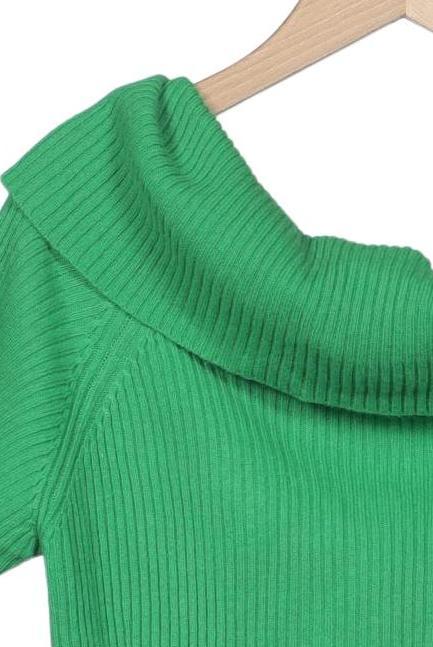 THE Mercer N.y. Women's Pullover Green EU 36 Cashmere 4