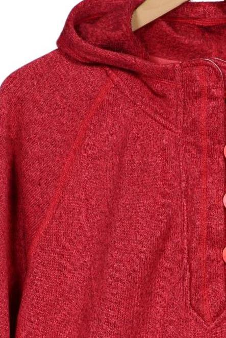 The North Face Hoodie Red XL 5