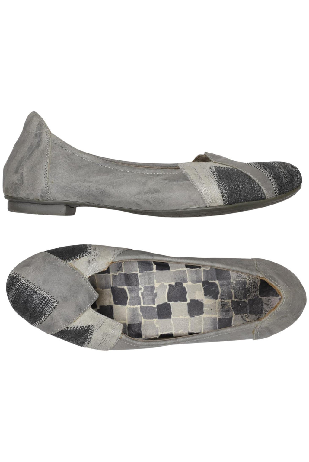 Think Women's Ballerina Gray EU 37 Leather 2