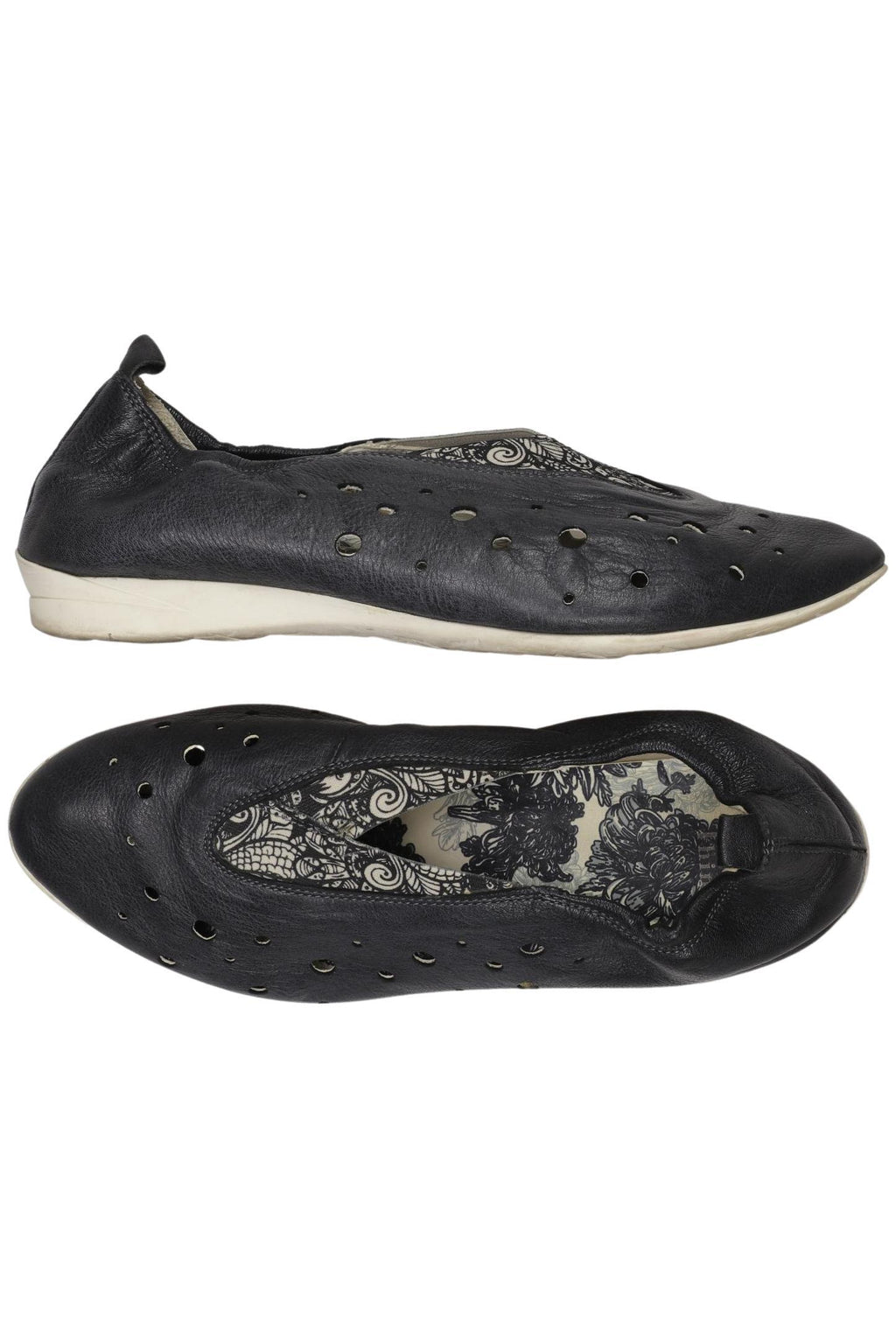 Think! Women's Ballet Flats Black EU 40 Leather 6