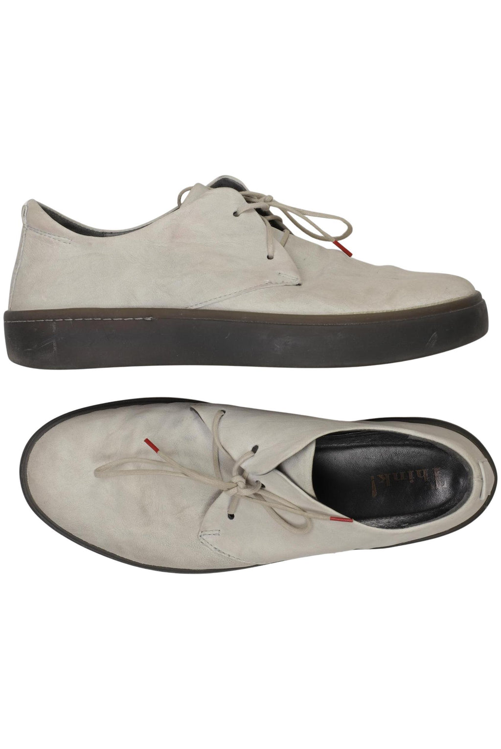 Think! Women's Half Shoe Cream White EU 39.5 Leather 2