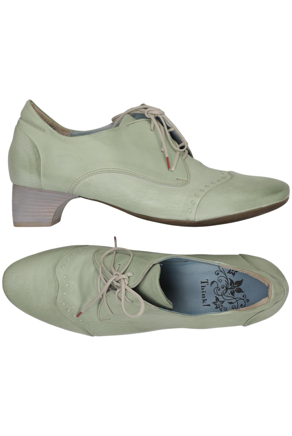 Think! Damen Halbschuh Leder Hellgrün EU 41 2