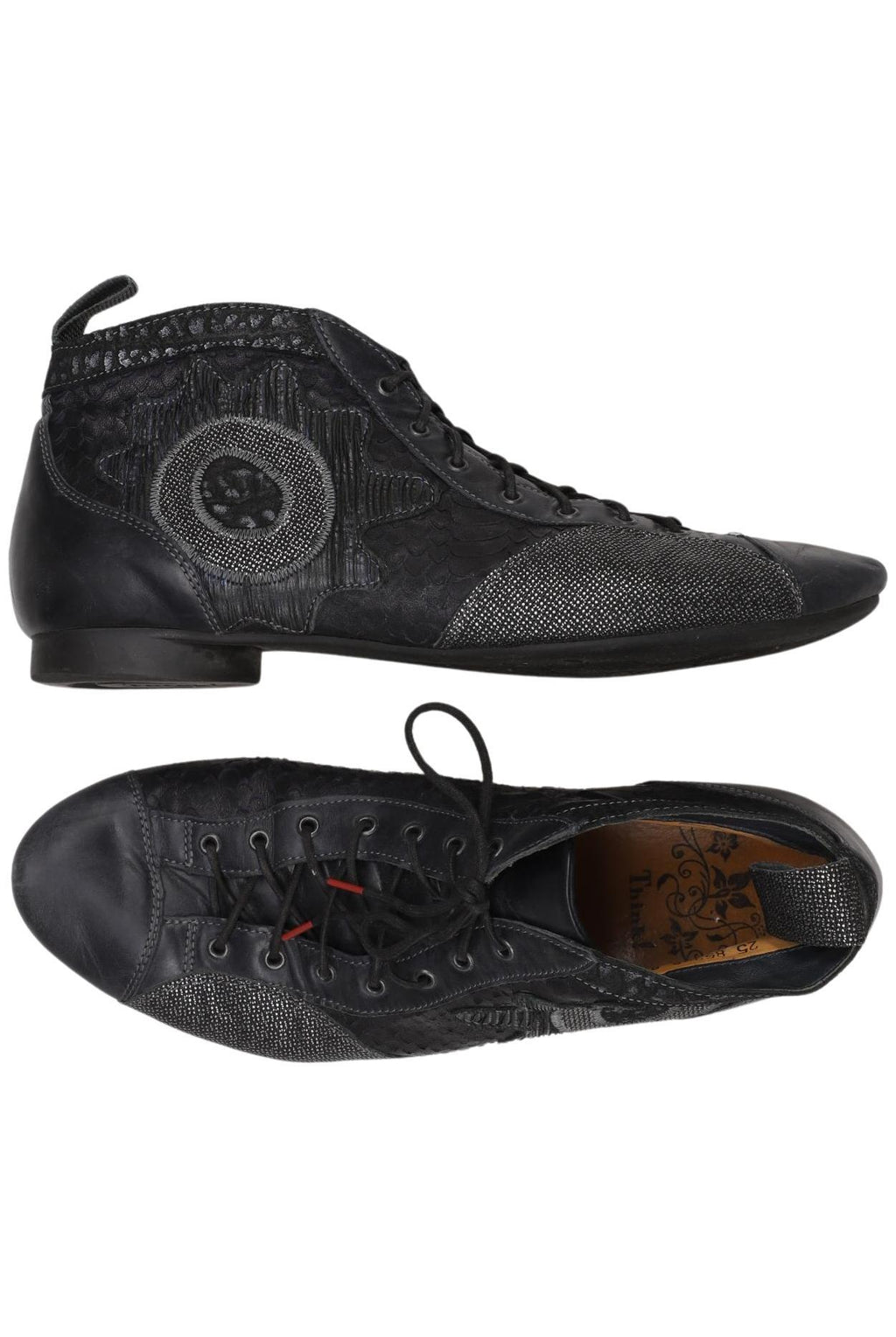 Think! Women's Half Shoe Black EU 42 Leather 5