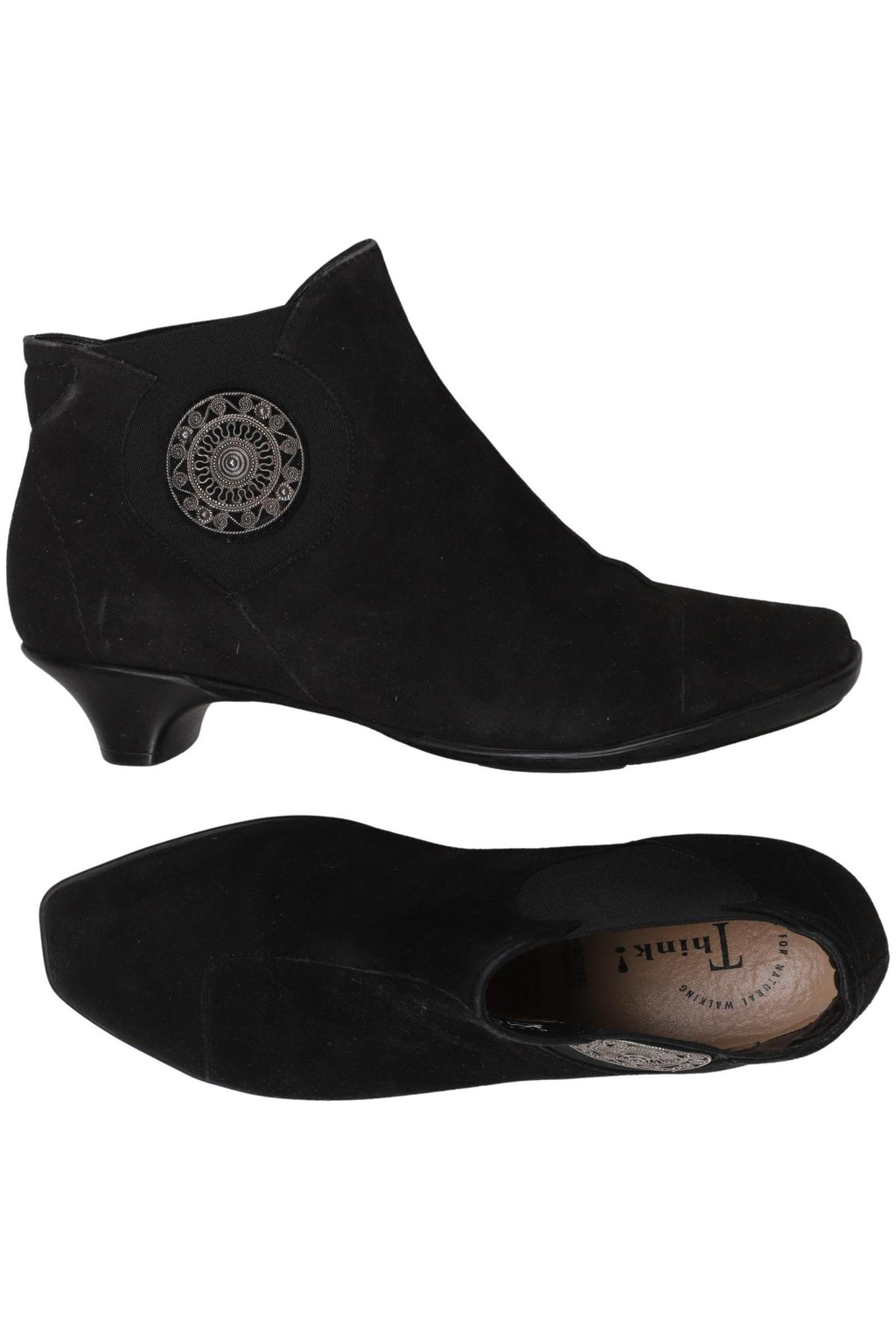 Think Women's Ankle Boot Black EU 40 Leather 3