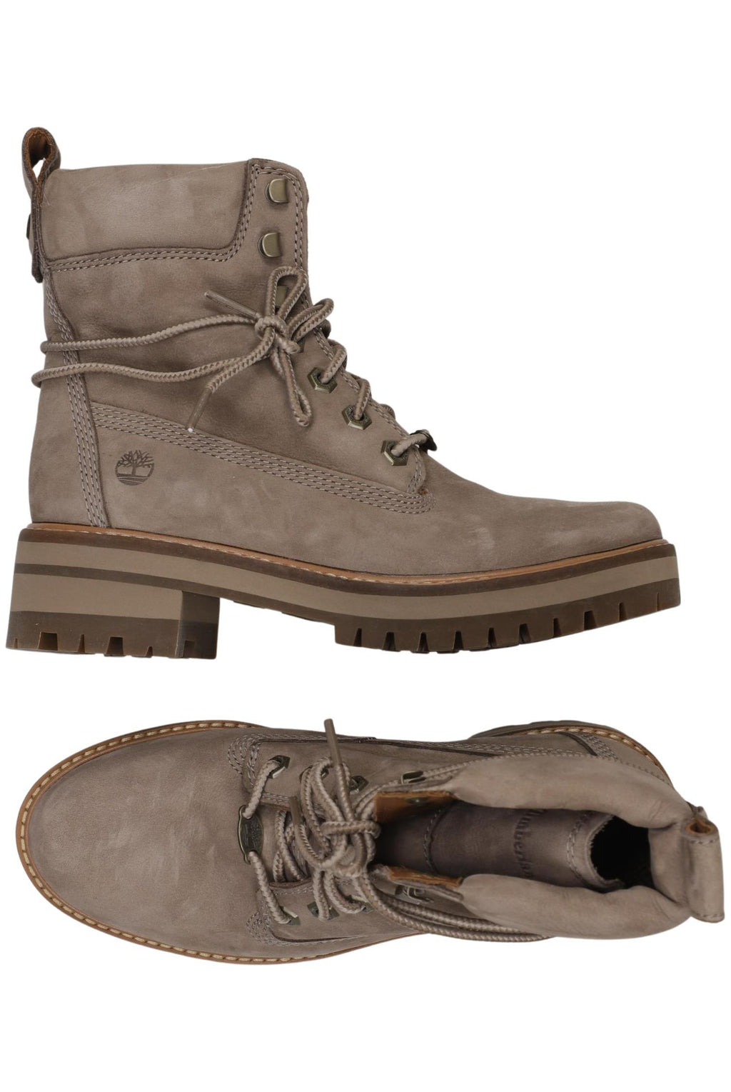 Timberland Women's Ankle Boot Beige EU 37.5 Leather 5