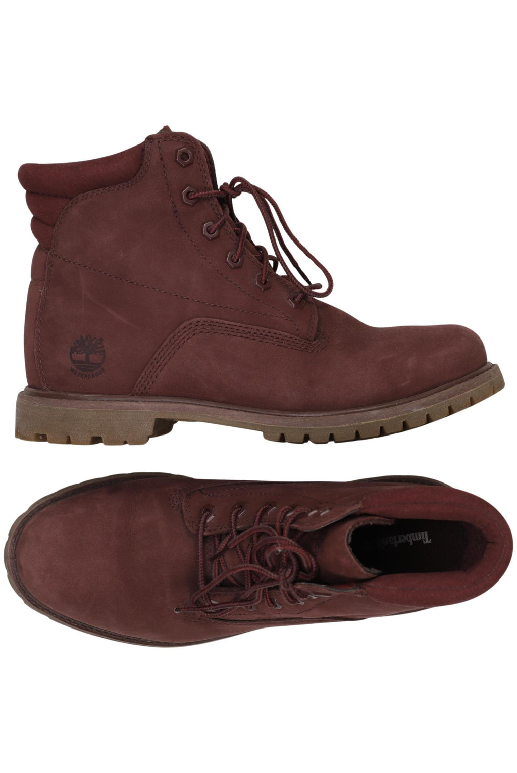 Timberland Ankle Boots Women Bordeaux EU 41.5 Leather 4
