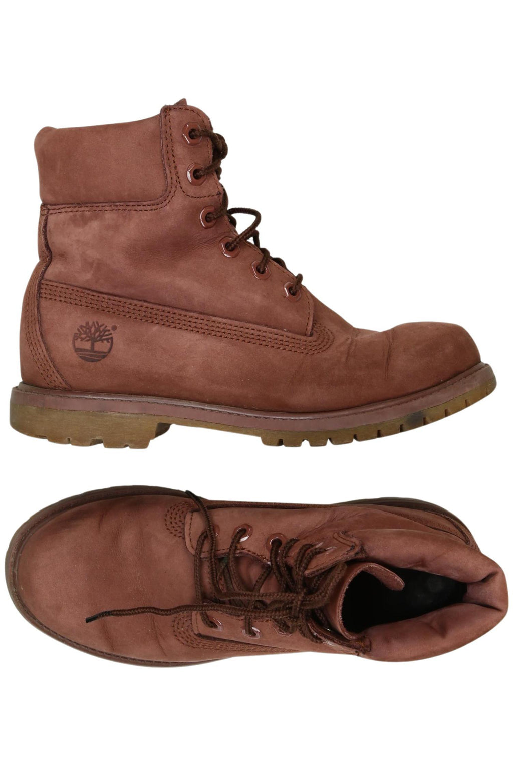 Timberland Women's Ankle Boot Bordeaux EU 35 Leather 5