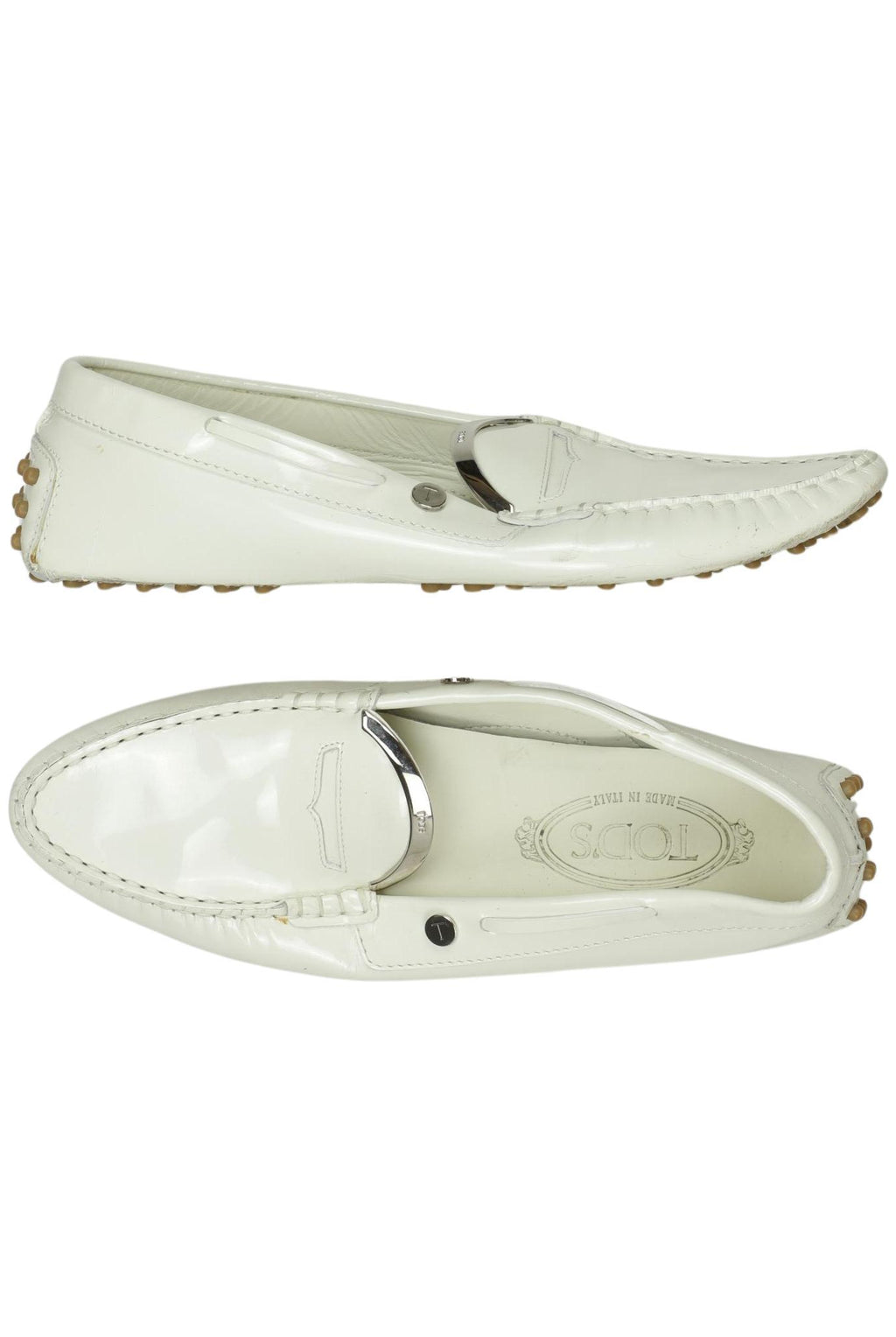 Tod's Damen Halbschuh Weiß EU 37 3
