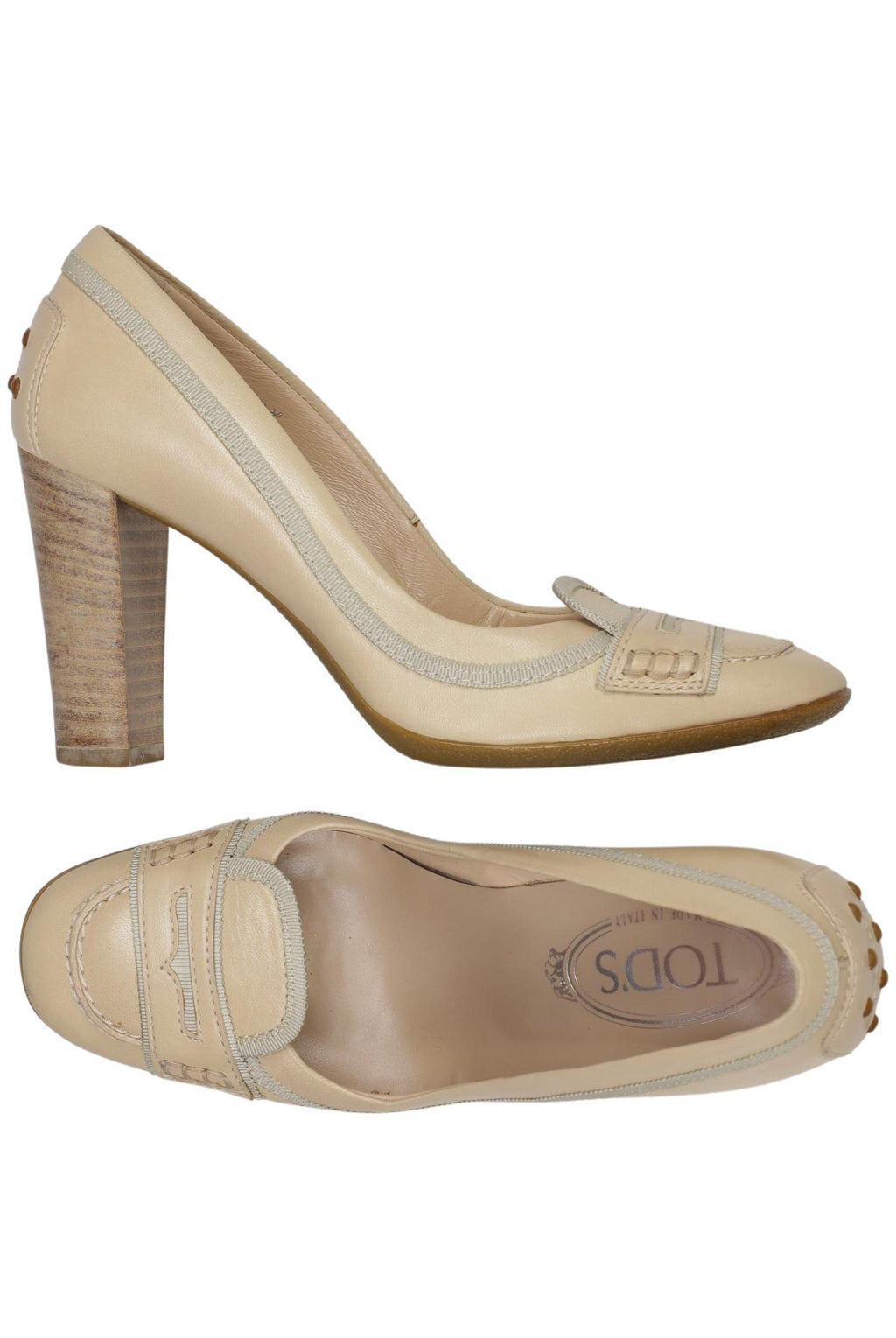 Tod's Damen Pumps Beige EU 36 Leder 2