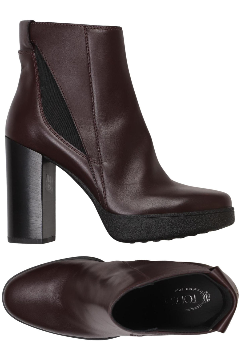 Tod's Women's Ankle Boot Bordeaux EU 35 3