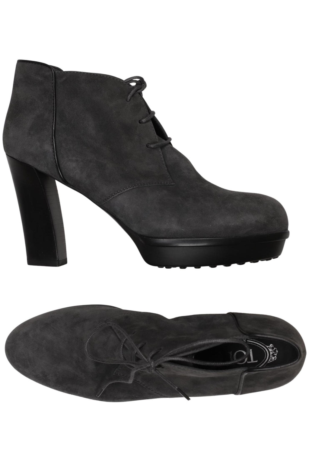 Tod's Women's Ankle Boot Gray EU 39.5 3