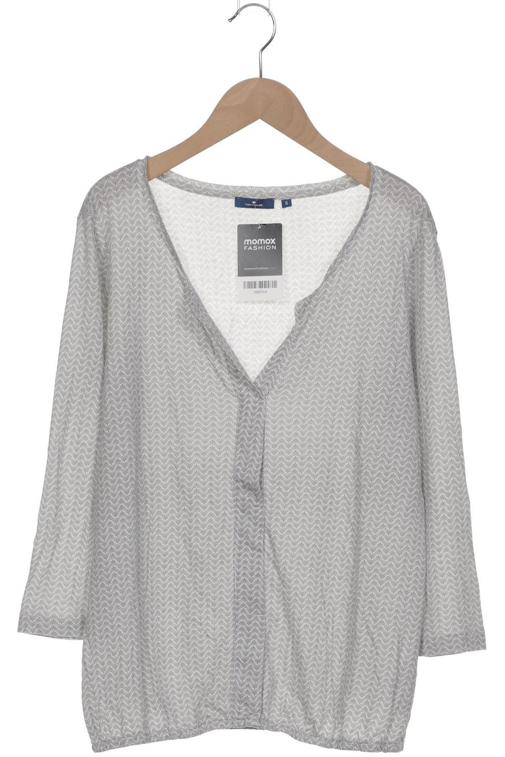 Tom Tailor Women Long Sleeve Shirt Gray Size S 3
