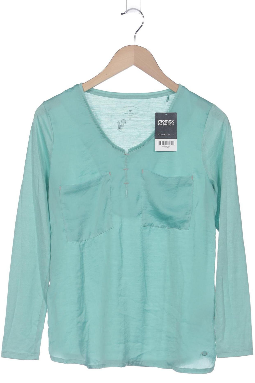 Tom Tailor Women Long Sleeve Shirt Green Size M 3