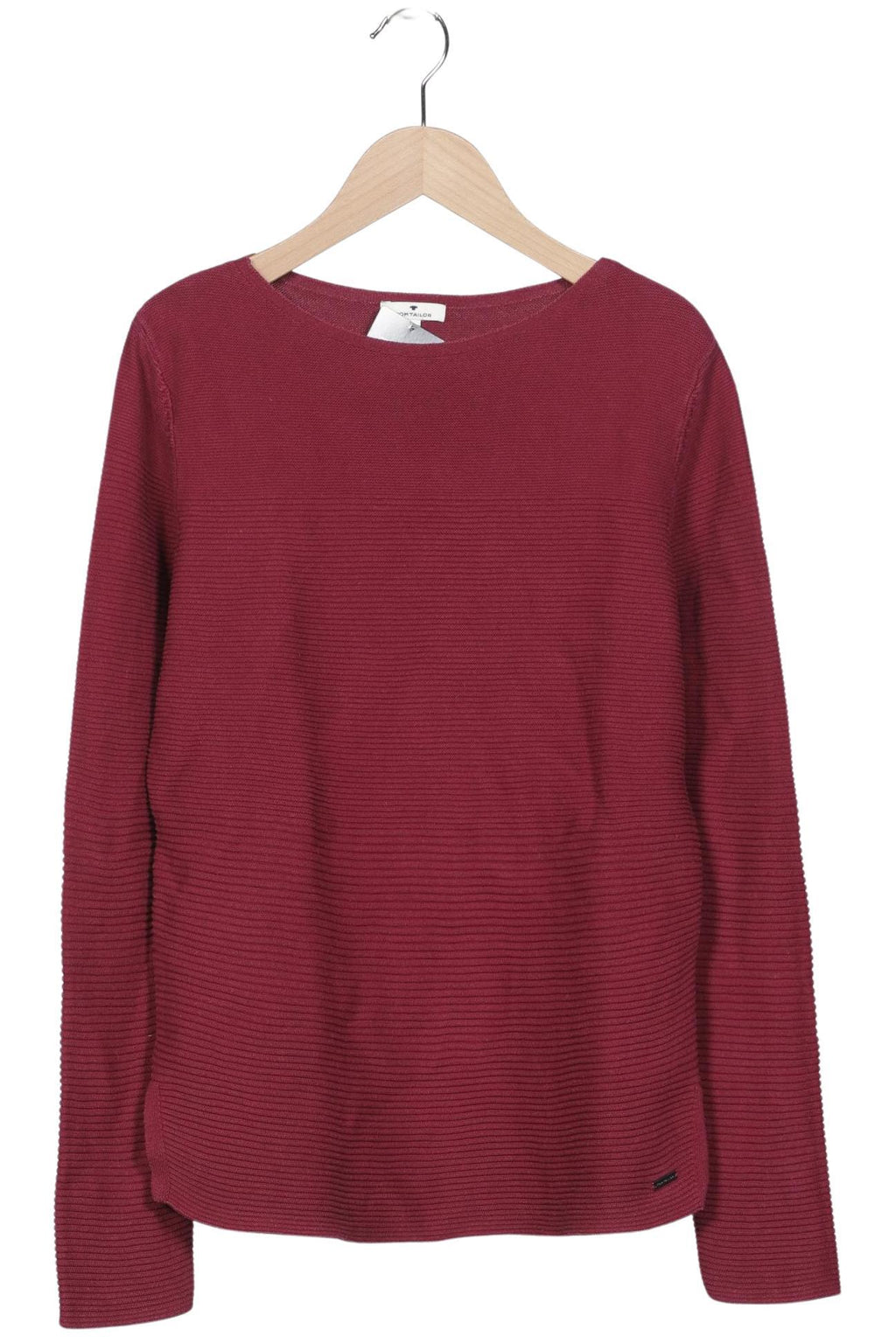 Tom Tailor Damen Pullover Bordeaux Gr. S Baumwolle 5